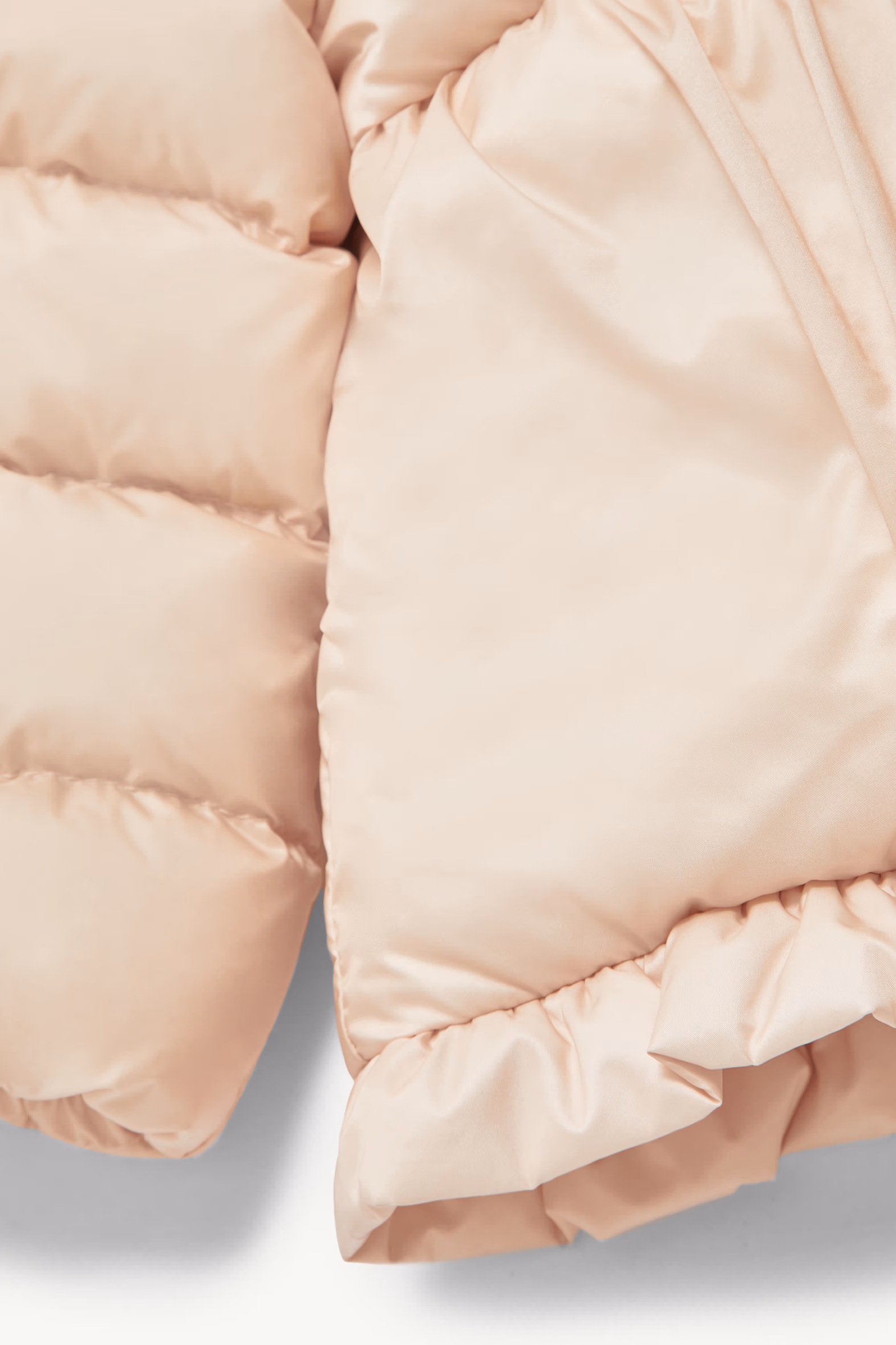 Odile Hooded Down Jacket Girl Light Pink Moncler 5